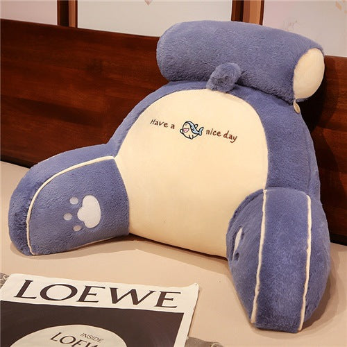 Cartoon Bedside Cushion Neck Protection Waist Pillow Companion