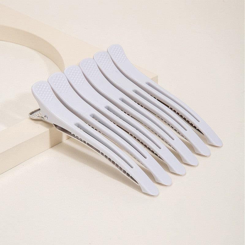 Effortless Styling: Plastic Barber Duckbill Fish Mouth Clips