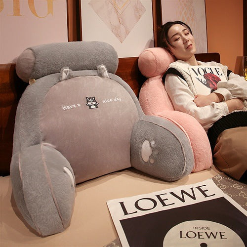 Cartoon Bedside Cushion Neck Protection Waist Pillow Companion