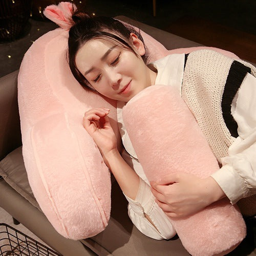 Cartoon Bedside Cushion Neck Protection Waist Pillow Companion