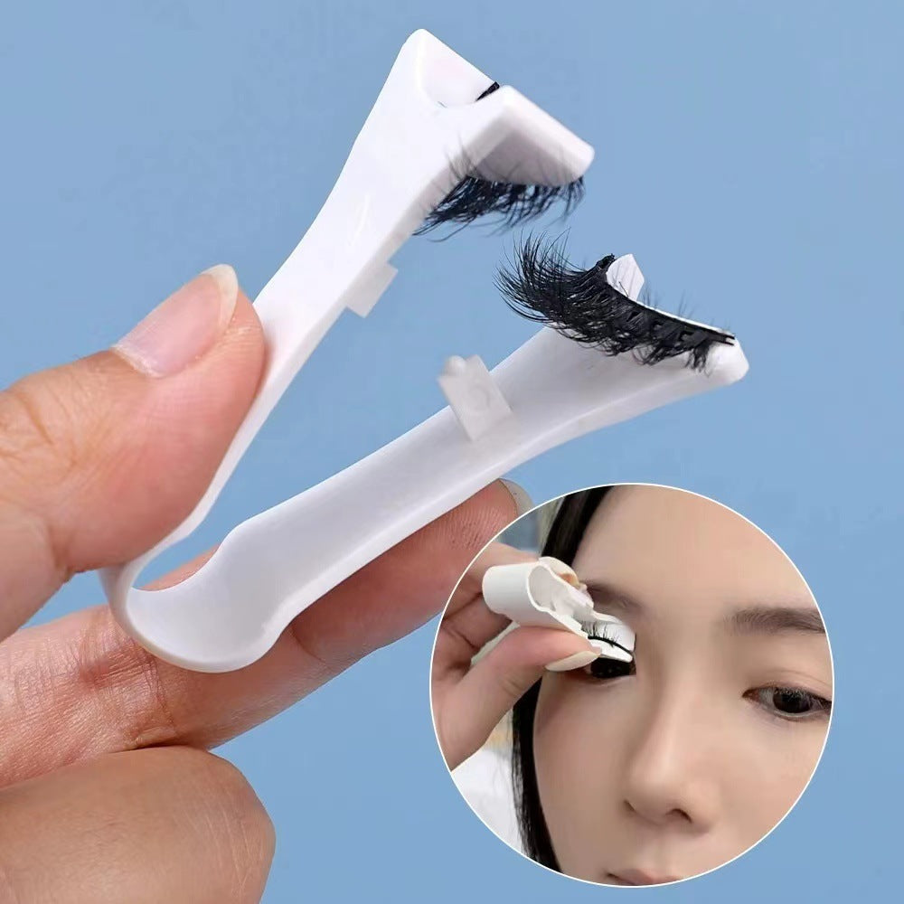Effortless Glam: New Magnetic False Eyelashes V-shaped Clip Aid