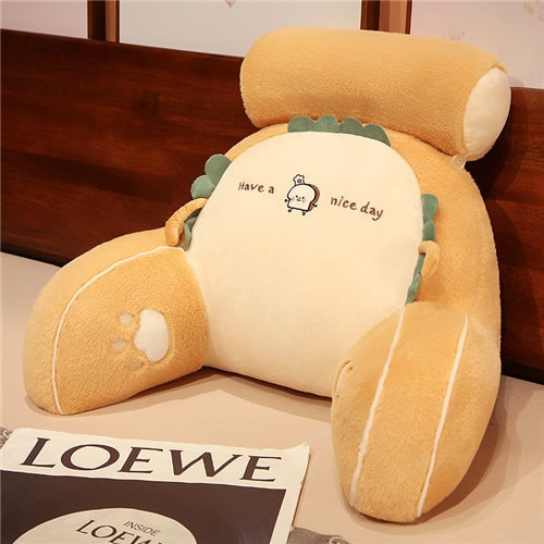 Cartoon Bedside Cushion Neck Protection Waist Pillow Companion