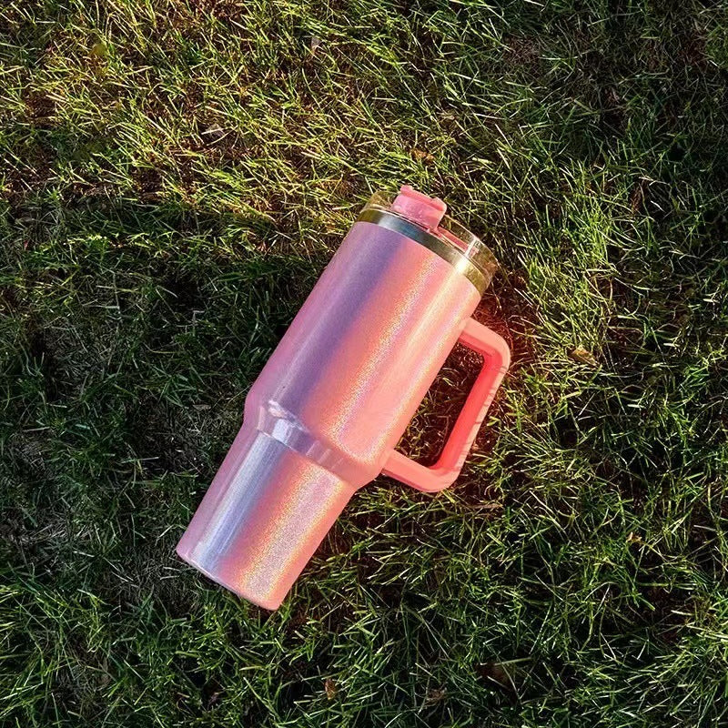 Large Capacity Double-layer Stainless Steel Vacuum Insulation Cup Elegance