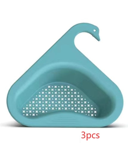 Swan Drain Basket: Efficient Filter for Fruit and Vegetable Separation