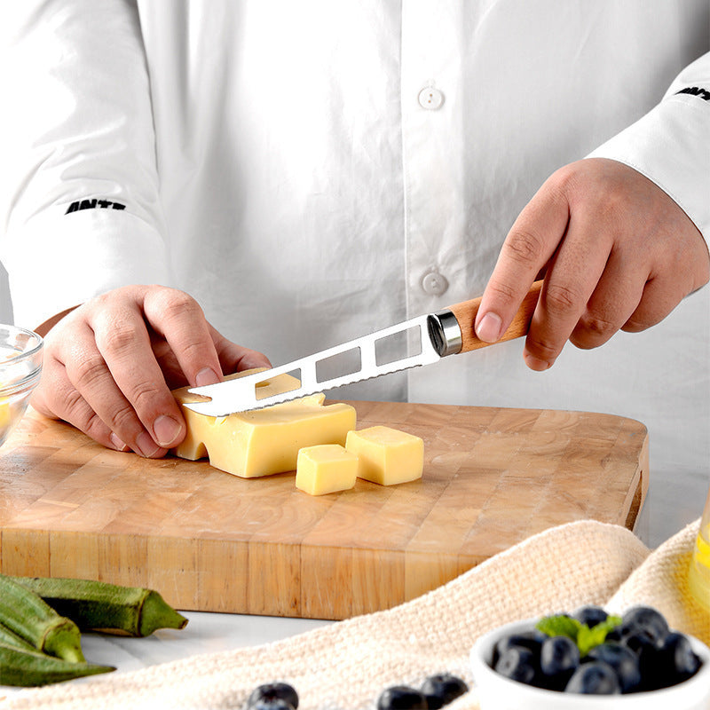Creative Kitchen Gadget Wooden Handle Set: Modern Cooking Essentials