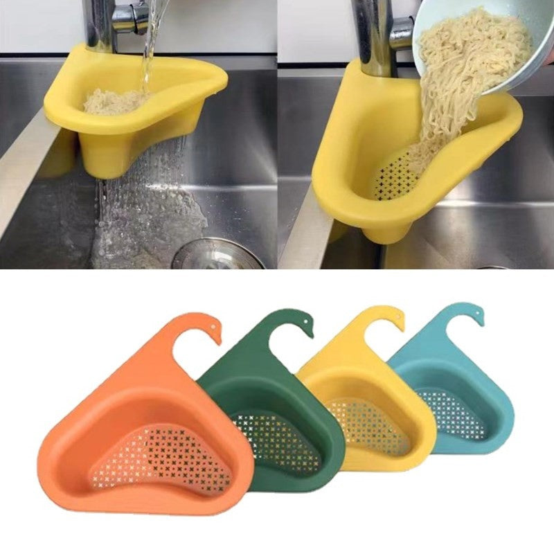 Swan Drain Basket: Efficient Filter for Fruit and Vegetable Separation