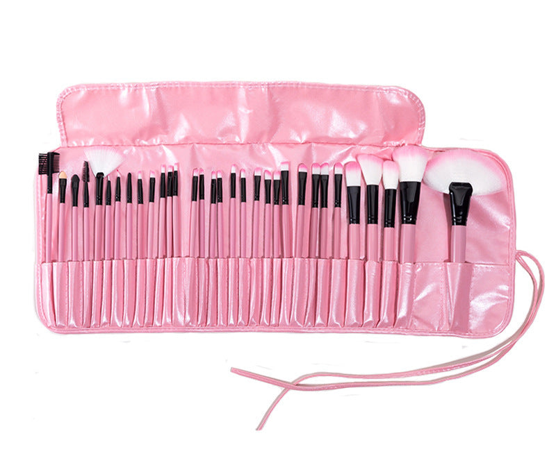 Complete 24 PCs Makeup Brush Set With Horse Hair Elegance