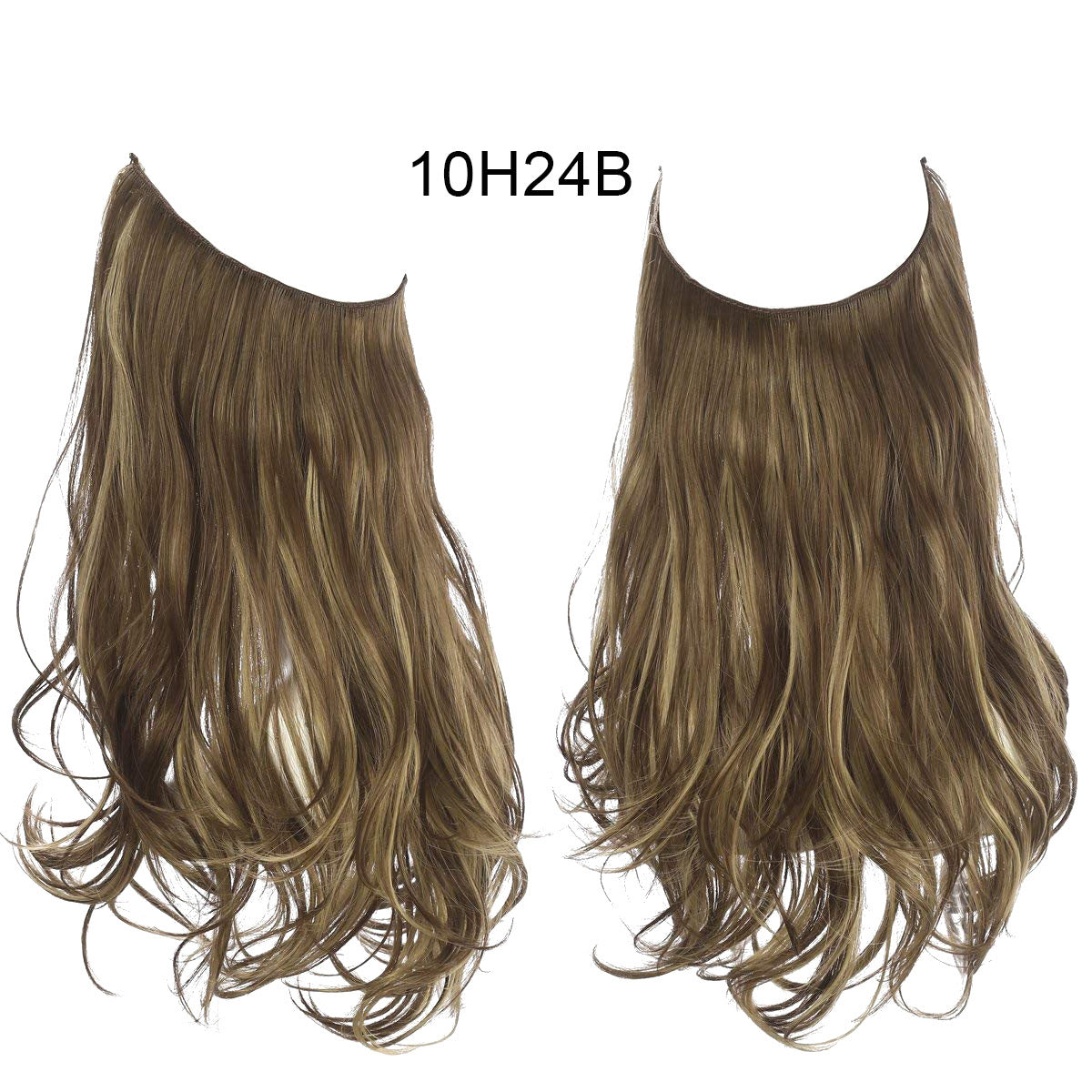 Long Curly Hair Wig: Female Fish Line Chemical Fiber Extension
