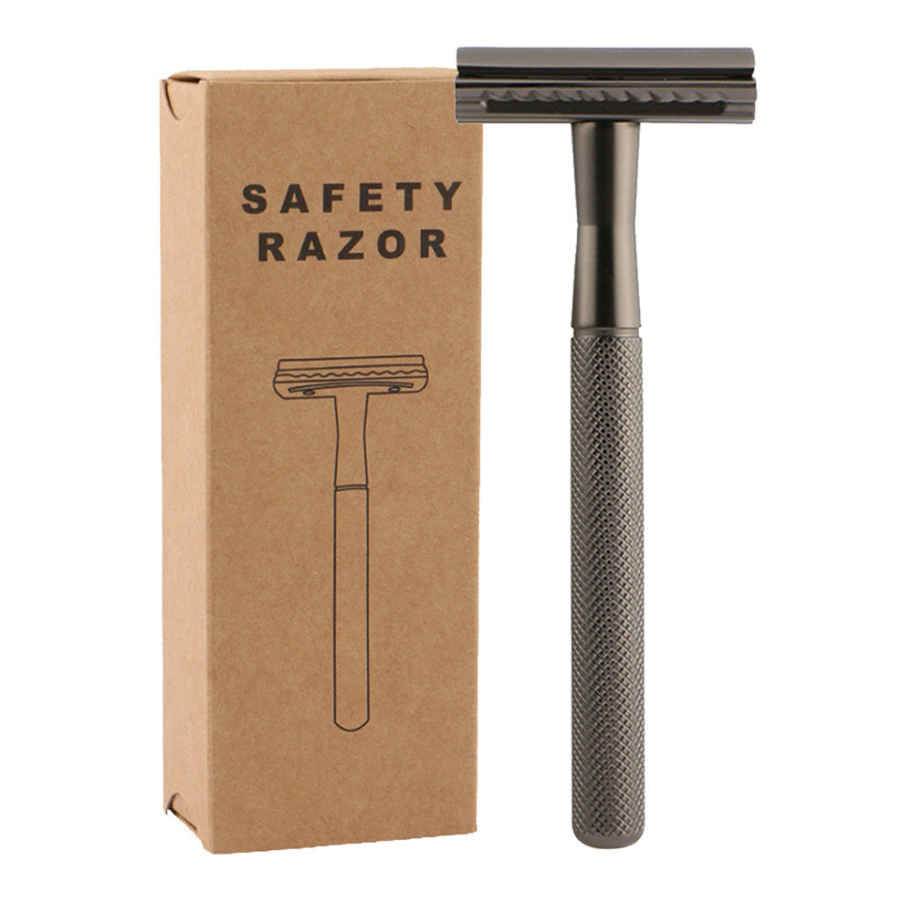 Timeless Men's Copper Manual Old-fashioned Shaver for Classic Grooming