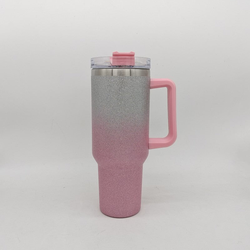 Large Capacity Double-layer Stainless Steel Vacuum Insulation Cup Elegance