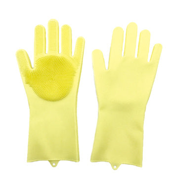 Heat-Resistant Housework Kitchen Cleaning Gloves - Eco-Friendly Silicone