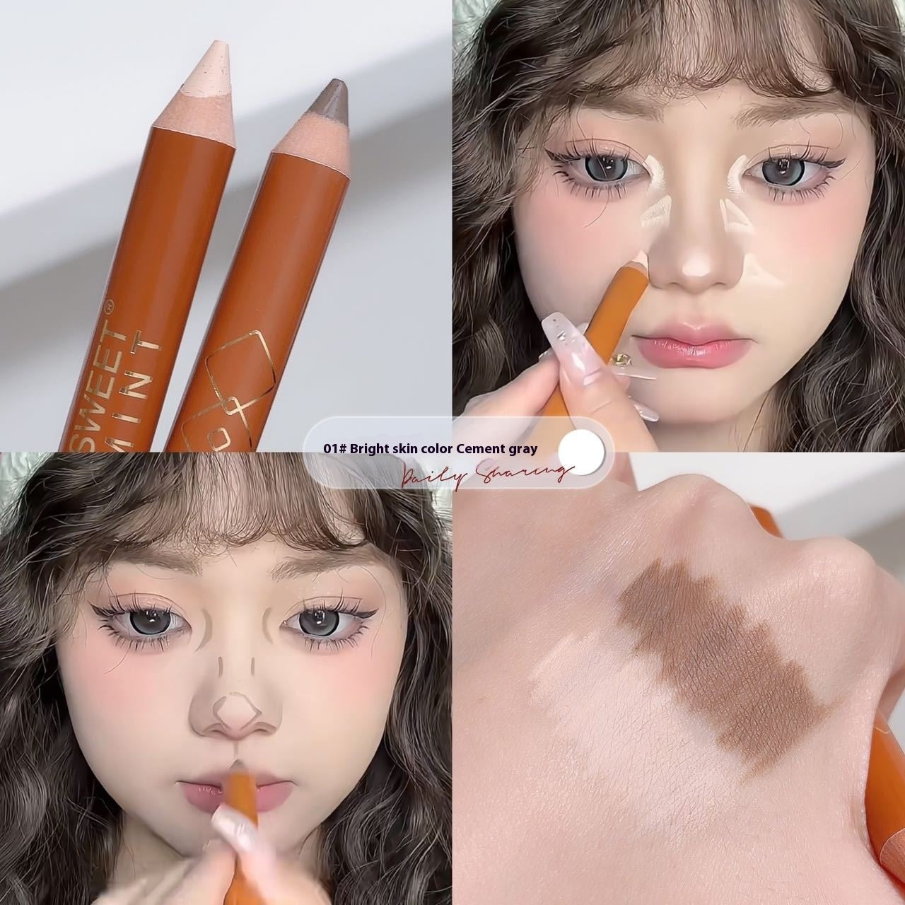 Double-headed Shading Pen: Face Brightening, Natural Three-dimensional Magic