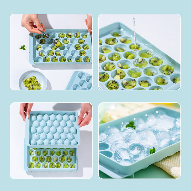 Chill Perfect Drinks: Ice Tray 3D Round Ice Molds Magic