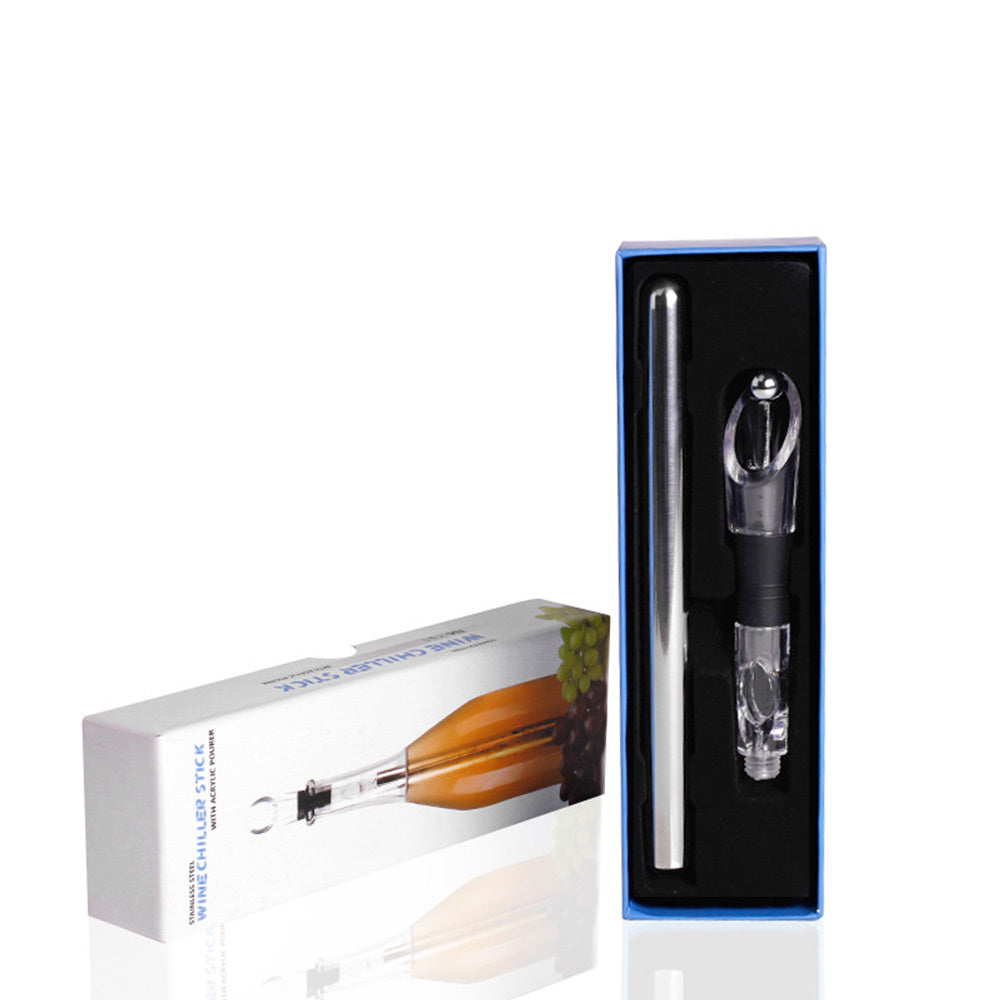 Chill Wine Instantly: Stainless Steel Leakproof Wine Chilling Rod