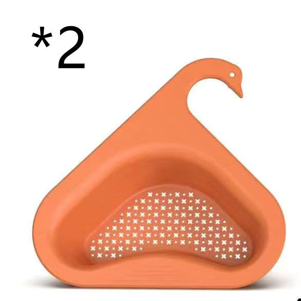Swan Drain Basket: Efficient Filter for Fruit and Vegetable Separation