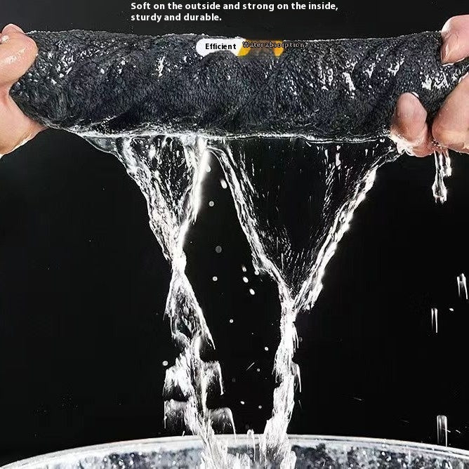 Premium Microfiber Car Beauty Towel: Thick, Absorbent, Seamless Cleaning