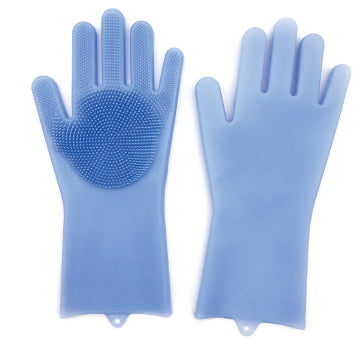 Heat-Resistant Housework Kitchen Cleaning Gloves - Eco-Friendly Silicone
