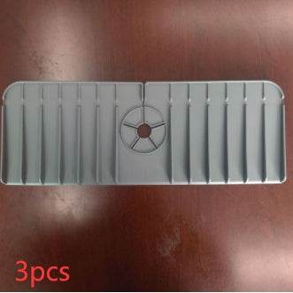 Silicone Faucet Absorbent Mat: Splash Guard & Countertop Protector - Killer Products