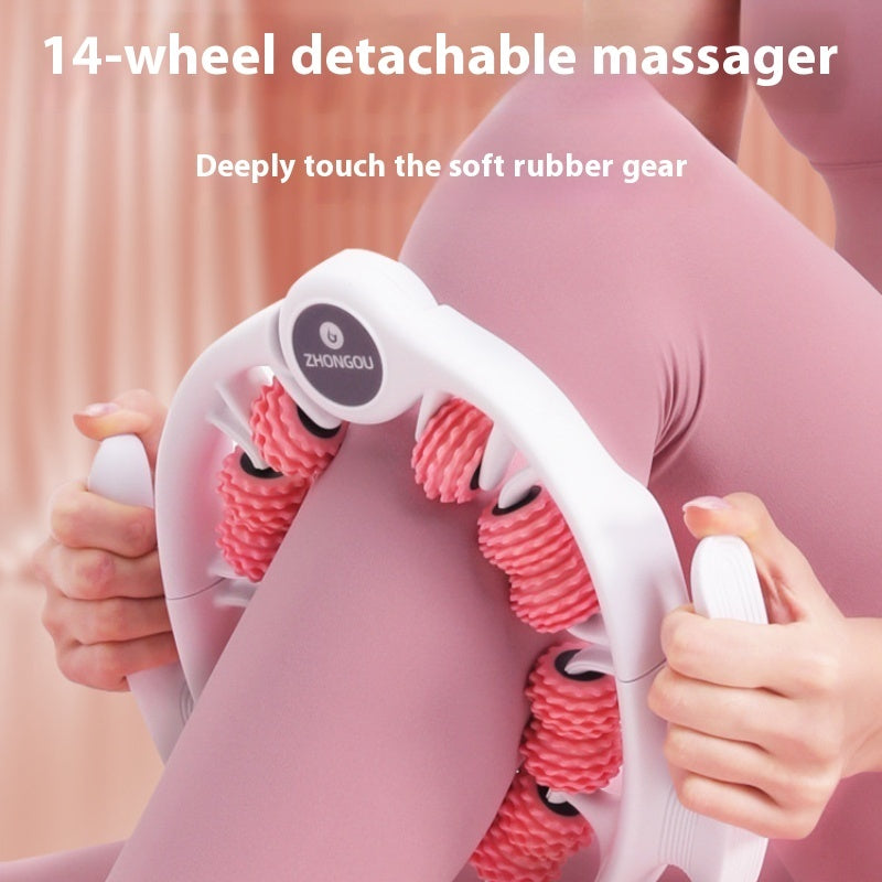 Leg Massage Machine: Ring Clip Roller for Muscle Relaxation