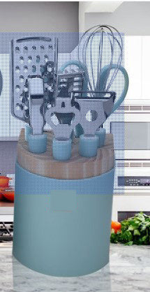 Essential Stainless Steel Kitchen Gadgets Utensils Tray Gift Set
