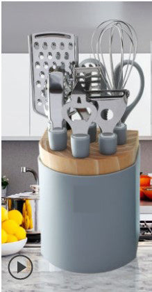 Essential Stainless Steel Kitchen Gadgets Utensils Tray Gift Set