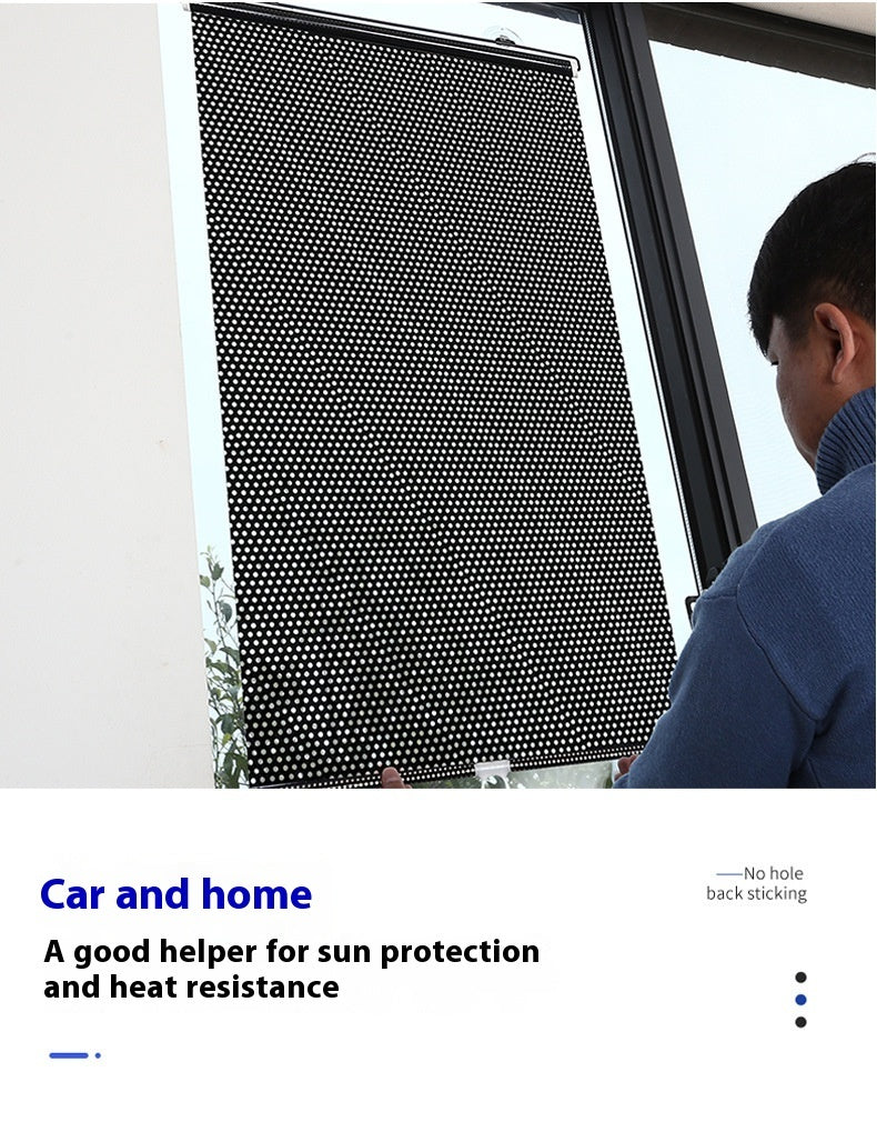 Effortless Household Window Sun Protection Punch-free Shading Solution