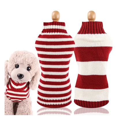 New /winter Wool Dog Sweater Simple Twisted Rope Elasticity Knitting Sweater for Medium and Big Pets Supplies Dogs Accessories  Killer Products