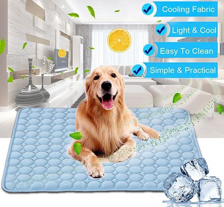 Cooling Pet Dog Cat Ice Silk Nest Pad For Summer