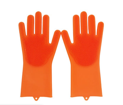 Silicone Chef's Cleaning Gloves - Eco-Friendly & Durable