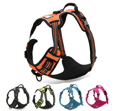TrueLove Pet Adjustable Safety Reflective Nylon Harness for Small, Medium and Large Dogs