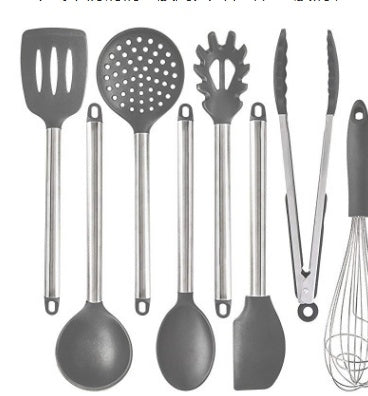 Silicone Utensil Set: Modern 9-Piece Kitchen Kit