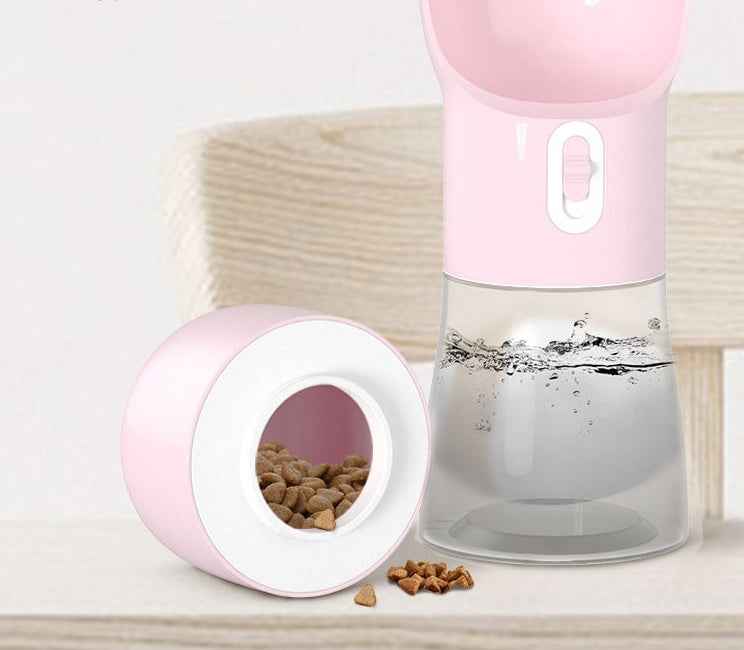 Traveling Out Portable Pet Water Bottle Dispenser: Leak-Proof, Dual-Use Design