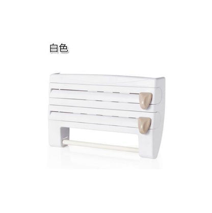 4-In-1 Kitchen Roll Holder Dispenser for Foil Film Wrap