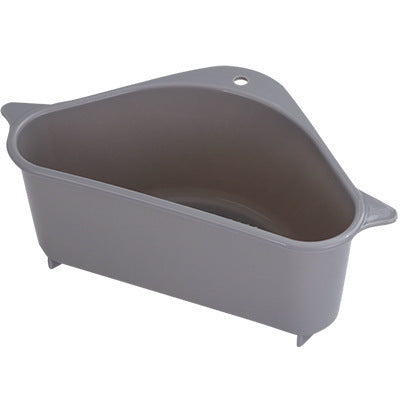 Tri-Storage Sink Rack: Ventilated Sponge Organizer