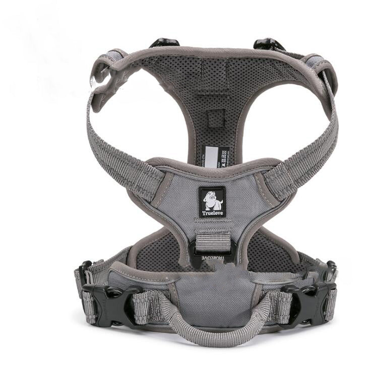 TrueLove Pet Adjustable Safety Reflective Nylon Harness for Small, Medium and Large Dogs