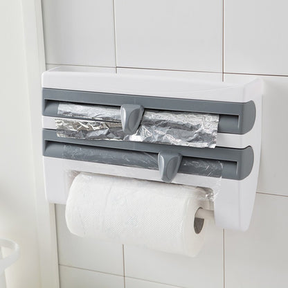 Versatile 4-in-1 Kitchen Roll Dispenser & Holder