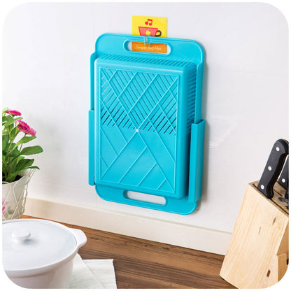 Multifunction Kitchen Chopping Blocks with Drain Basket Board