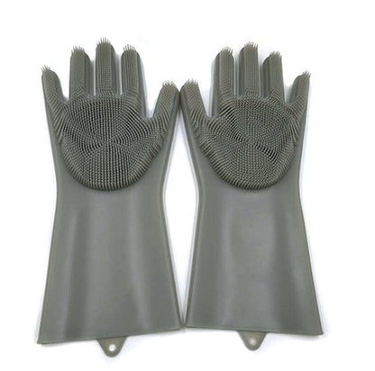 Heat-Resistant Silicone Scrub Gloves