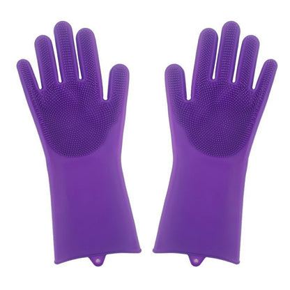 Silicone Chef's Cleaning Gloves - Eco-Friendly & Durable