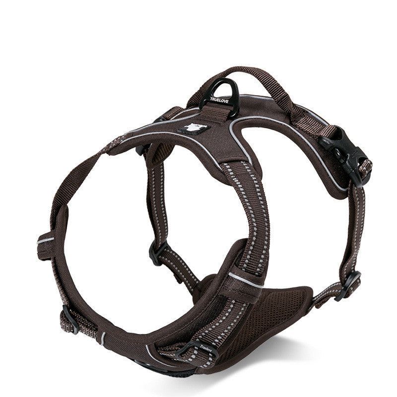 TrueLove Pet Adjustable Safety Reflective Nylon Harness for Small, Medium and Large Dogs