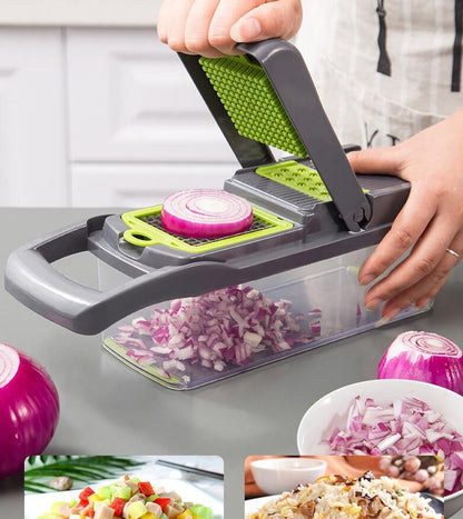 Effortless Multifunctional Vegetable Cutter for Kitchen Slicing and Dicing