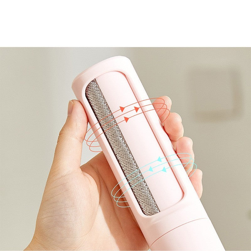 2-1 Reusable Pet Hair Remover: Portable Self-Cleaning Lint Roller