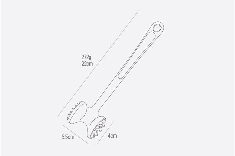 Zinc Alloy Meat Tenderizer Hammer - Kitchen Tool