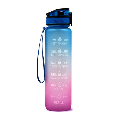 HydraTime Motivational Tritan Water Bottle