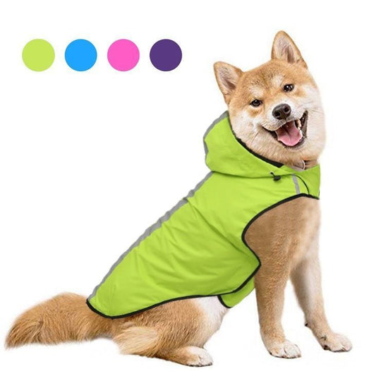 Waterproof Pet Raincoat: Easy On/Off, Available in Vibrant Colors