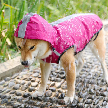 Waterproof Pet Raincoat: Easy On/Off, Available in Vibrant Colors