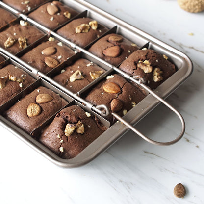 Square Brownie Pan with Nonstick Teflon Coating