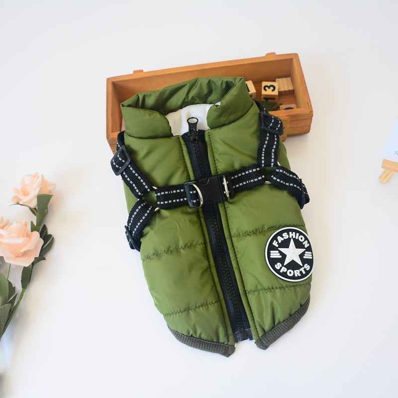 Warm Hooded Pet Dog Clothes for Small Dogs Winter Jackets - Killer Products