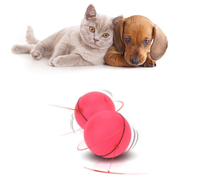 Whirling LED Laser Electronic Rolling Pet Funny Cat Toy Ball