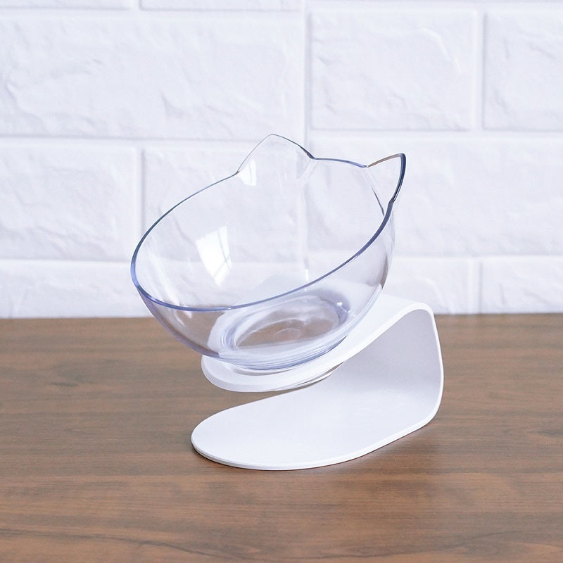 Cat Double Bowl: Protects Cervical Vertebra, Elevates Feeding Comfort